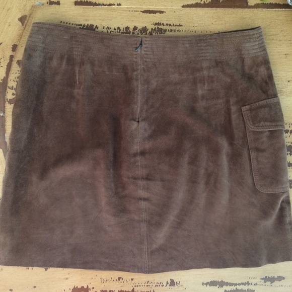 J. Crew Genuine Suede Mini Skirt - Picture 2 of 8